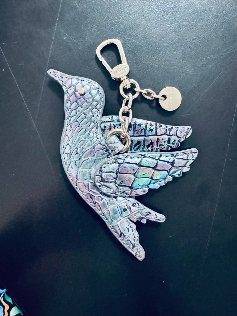 Brahmin Nightingale Tassel Keychain/Bag Charm